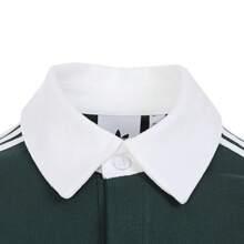 Adidas Originals Camiseta tipo polo de rugby de manga larga para hombre 2024, tejida con cuello, modelo TIZI2468 - Verde - Ver 3