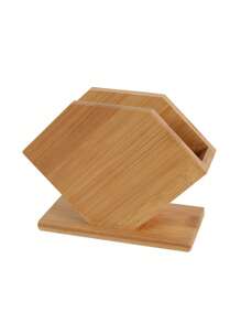 Minimalist Bamboo Tissue Box, Suitable For Hotel, Restaurant Tabletop Napkin Storage