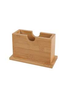Minimalist Bamboo Tissue Box, Suitable For Hotel, Restaurant Tabletop Napkin Storage