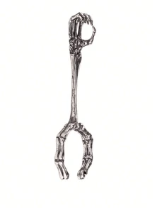 1pc Personalized Hand Bone Smoking Ring, Cigarette Holder With Skull Pattern Ring Holder, Adjustable Opening To Prevent Hand Burning And Yellowing