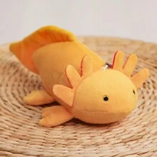 Gran almohada de peluche de ajolote, juguetes de peluche de animales Kawaii, peluches de ajolote rosa, peluches blandos, almohada de peluche suave para regalos de festivales, decoraciones romanas, almohada enorme, almohada de elefante, sudadera con capucha de ajolote