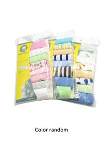 8 Pack Baby Feeding Towels, Soft Saliva And Face Towels For Toddlers, Small Handkerchiefs For Feeding, Travel, Daily Care And Outdoor Use,Color Random - Boys' Model 8PCS (Random Color) - View 4