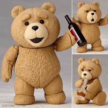 TED 2 Movie Teddy Bear Boxed Movable Collectors Model Action Figure Ornament Gift UK~ - Brown - View 2
