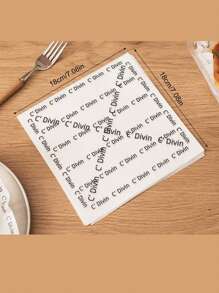 50 pezzi/100 pezzi Carta antigrasso, carta da tavola, 18x18 cm (circa), carta da forno antiaderente prectagliata, adatta per cottura, barbecue, friggitrici ad aria, cucina, ecc. Ideale per pane, torte, biscotti