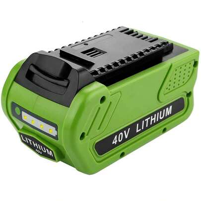 6.0Ah 40V Lithium Battery Compatible With GreenWorks 40V Battery 29472 29462 Compatible With Greenworks G-MAX 21332 29472 29462 25322 25223 27062 40V