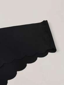 Women's Sexy Wavy Edge Briefs Low Waist Intimates Panties Women's Underwear