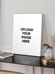 1pc Framed Photo Canvas Prints, Gift Idea, Custom Canvas Print, Perfect Gift For Friends & Family,Wall Art For Your Own Photo, Home Decor Gifts Birthday Graduation