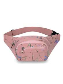 Bolsa de cintura multifuncional y de gran capacidad, resistente al agua, unisex, duradera para uso empresarial y en sitios de construcción (patrón cortado al azar) - Multicolor - Ver 16