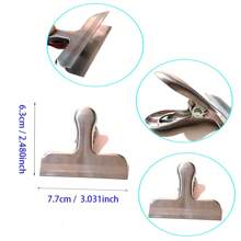 Pinzas para sujetar papeles de acero inoxidable, aptas para uso en el hogar, oficina y escuela - Multicolor - Ver 8