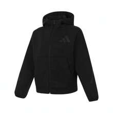 Adidas 2024 Women's W Z.N.E. FZ Knit Hoodie Jacket - Black - View 1