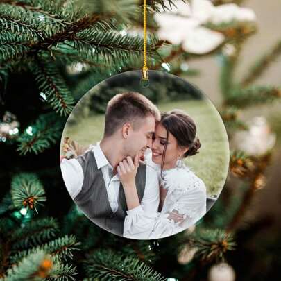 1/3pcs Personalized Photo Christmas Ornaments Custom 3" Acrylic With Any Photo/Text Hanging Tree Decorations Gift For 2024 Xmas Couples, Wedding, Graduation, Family, Photo On Both Sides,Xmas Decoration,Multi-Functional, Ornamental,Reusable,Exquisite,Stylish,High-Quality,Colorful,Modern,Custom,Personalized,Unique,Ideal Gifts For Him,Ideal Gifts For Her,Boyfriend,Dad,Girlfriend,Mom,Family,Friends,Tea Room,Home,Garden,Office,For Anniversaries,For Valentine's Day,For Mother's Day,For Birthdays,For Father's Day,For Graduation,For Weddings,For Housewarming,Customized Home Decor Supplies, Autumn Home Refresh