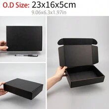 10pcs Multi-Size Small Paper Boxes, Customizable Printed Colorful Logo & Text, Gift Boxes, Personalized Packaging, Postal Paper Boxes, Courier Packaging Supplies