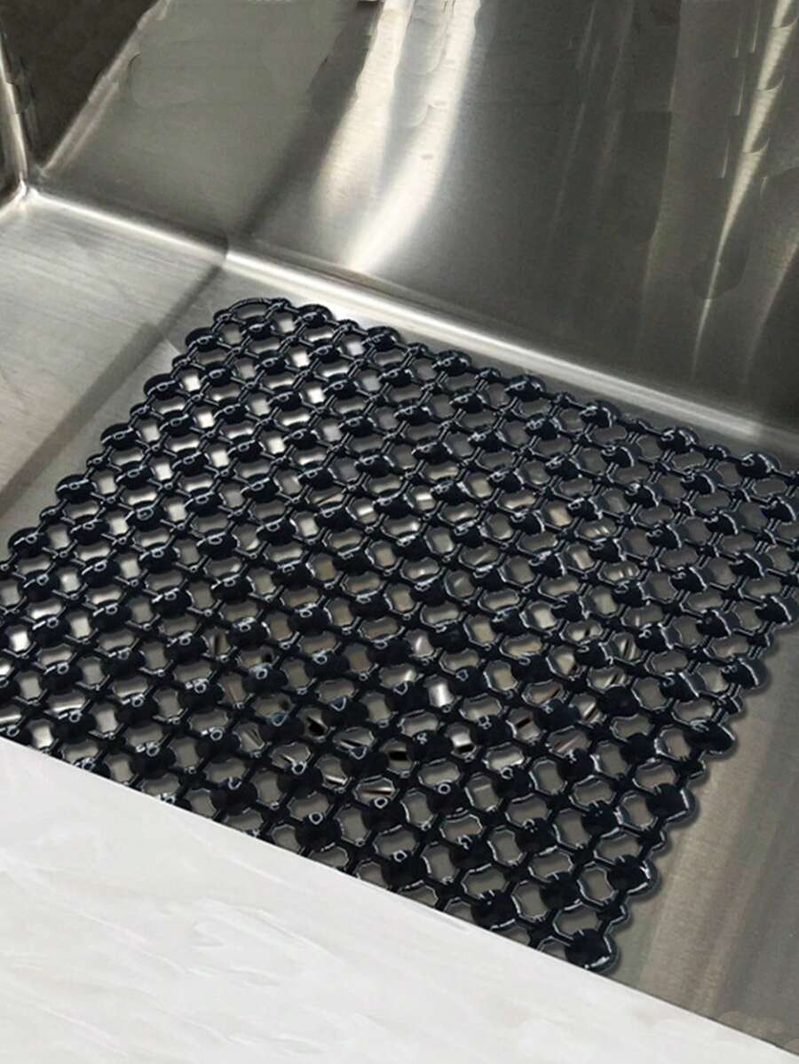 1/2pcs Kitchen Sink Protection Mat, Quick Drainage Mat Protection Mat, Protectors For Bottom Of Kitchen Sink, Mesh Sink Dishwasher For Sink Protection - Multicolor - View 1