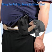 1pc Multifunctional Military Tactical Pistol Holster, Universal For Left & Right Hand, Quick Release, Solid Color Polyester Fiber, Suitable For All Seasons Autumn-Winter Accessories Halloween Costume,Suitable For Teens, Youth,Men,Casual, Outdoor, Athletic, Vacation, Graduation Gifts, Birthday, Daily Wear