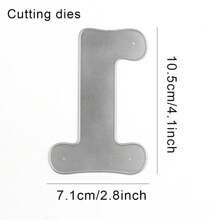 Big Size 0-9 Numbers Cutting Dies And Plastic Stencils Set For DIY Scrapbooking Album Card Making Decoration Paper Craft - Multicolor - View 13