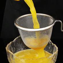 1pc 304 Stainless Steel Kitchen Small Tool Strainer Spoon, Household Stainless Steel Mesh Colander Spoon - Multicolor - View 8