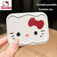 2 chiếc/bộ Gương trang điểm gấp gọn dễ thương Sanrio Hello Kitty, Gương cầm tay di động để trang điểm dặm lại, Quà tặng hoàn hảo cho phụ nữ vào dịp Giáng sinh, Lễ tạ ơn, Ngày lễ tình nhân, Năm mới - Nhiều màu - Xem 3