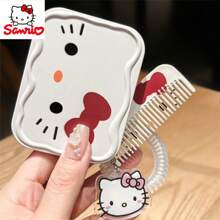 2 chiếc/bộ Gương trang điểm gấp gọn dễ thương Sanrio Hello Kitty, Gương cầm tay di động để trang điểm dặm lại, Quà tặng hoàn hảo cho phụ nữ vào dịp Giáng sinh, Lễ tạ ơn, Ngày lễ tình nhân, Năm mới - Nhiều màu - Xem 2