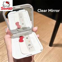 2 chiếc/bộ Gương trang điểm gấp gọn dễ thương Sanrio Hello Kitty, Gương cầm tay di động để trang điểm dặm lại, Quà tặng hoàn hảo cho phụ nữ vào dịp Giáng sinh, Lễ tạ ơn, Ngày lễ tình nhân, Năm mới - Nhiều màu - Xem 4