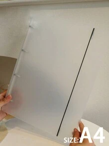 1pc Nail Art Album, Nail Sample Display Book, Includes 3 Inner Pages