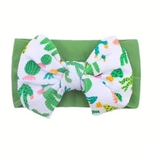 Heart Print Chiffon Bow Baby Headband, Suitable For 0-3 Years Old, Valentine's Day Love Design - Multicolor - View 9