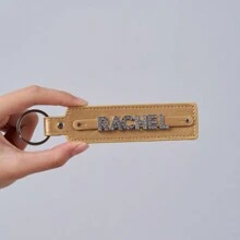 Personalisierter Acryl Mehrfarbiger Buchstaben Schlüsselanhänger, bestes Weihnachtsgeschenk, Geburtstagsüberraschung für Familie und Freunde, Leder Schlüsselanhänger, Acryl Namenspersonalisierung, Herbst/Winter Feiertags Geschenk, Überraschung für Lieblingsmenschen