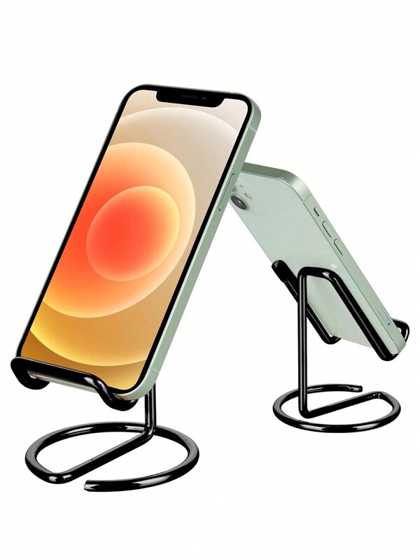 1 pièce Beau support de téléphone de bureau en métal doré, compatible avec tous les smartphones, adapté au support de téléphone de table, support de téléphone en métal, support d'affichage de téléphone élégant en or rose
