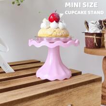 1Pc Mini Cupcake Stand Small Cake Display Stand For Chocolate,Dessert,Wedding,Birthday,Baby Shower,Tea Party Supplies,Gold