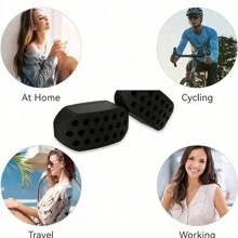 Entrenador de mentón y mandíbula, entrenador de músculos faciales para fitness, máquina de ejercicio de masticación con soportes de silicona