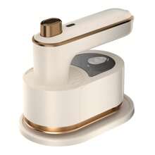 1 pieza Plancha eléctrica mini que no daña la ropa, de uso en seco y húmedo, conveniente de transportar, plancha de vapor para viajes, con giro, color aleatorio