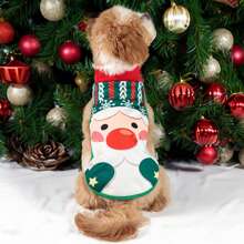 Dress Your Pup In Style This Christmas With Our Santa Paws Dog Costume- Available In Red Or Green - Red - View 7