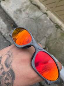 METAL MODEL Inspire Juliet Double XX Metal Squared Sunglasses - 紅便士 - 查看 2