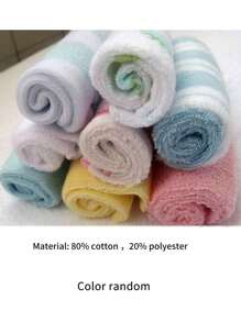 8 Pack Baby Feeding Towels, Soft Saliva And Face Towels For Toddlers, Small Handkerchiefs For Feeding, Travel, Daily Care And Outdoor Use,Color Random - Boys' Model 8PCS (Random Color) - View 6