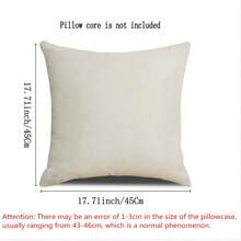 1入組幾何樣式靠墊套不附帶墊芯 - 米色 - 查看 2