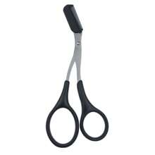 Augenbrauen Trimmer Make-up Werkzeuge Edelstahl Augenbrauen Schere mit Kamm Haarentfernung Rasierer Augenbrauen Formung Make-up Werkzeuge