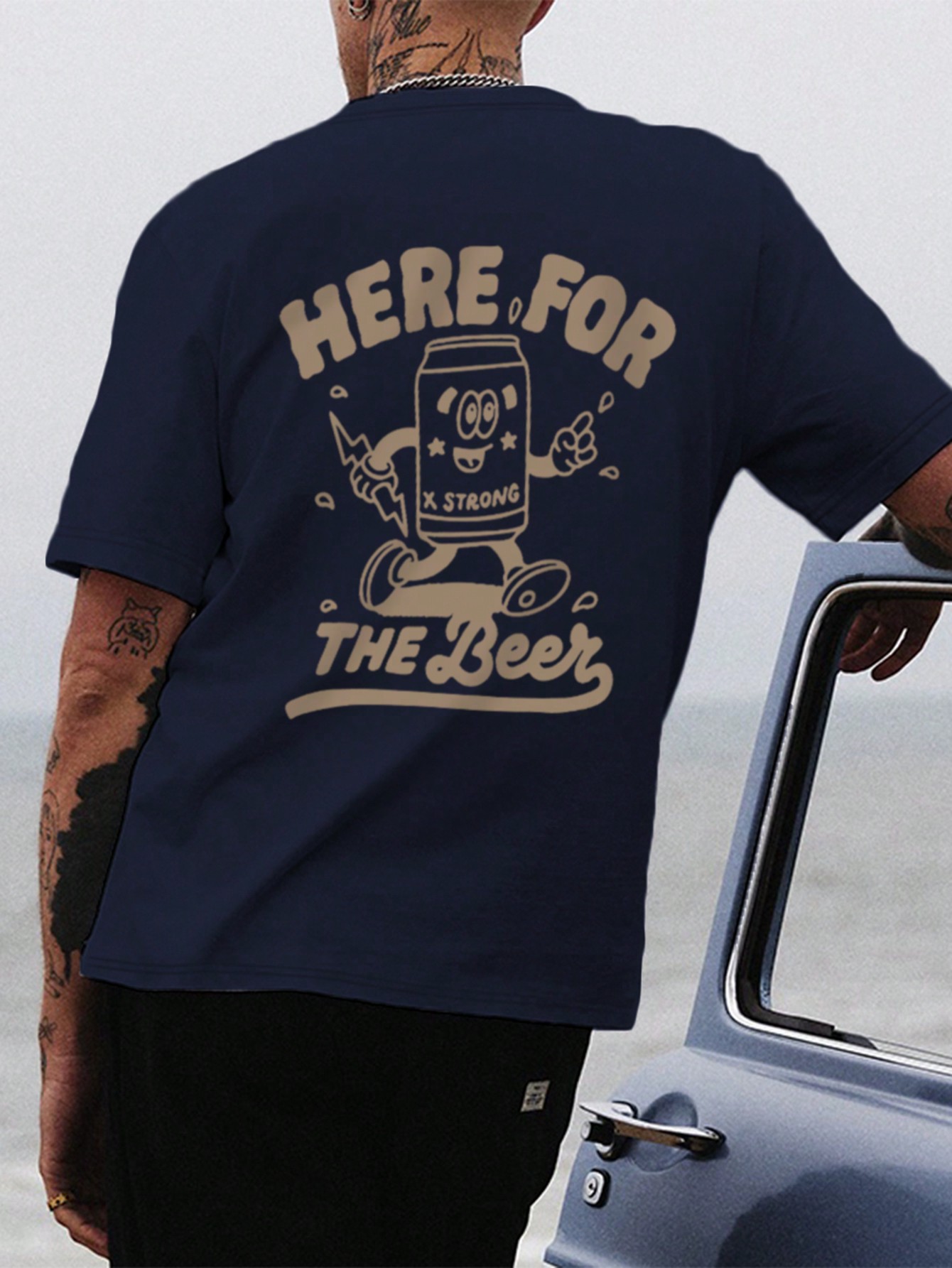 Fashionable Men Short Sleeve T-Shirt | Personalized Graphic Design | Summer Essential | Soft & Breathable, Showcase Your Style