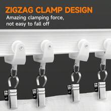 1 Set Of Flexible PVC Curtain Tracks, Shower Curtain Tracks, And Curtain Decoration Tracks That Are Easy To Install. Multiple Forms Of Shower Curtain Tracks, Curtain/Shower Curtain Track Accessories, And Shower Curtain Rods Are Available Home Bathroom Decor Fall Decor Bathroom Accessories Back To School