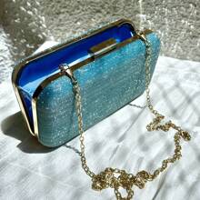 Women Glitter Crossbody Bag/Wallet For Party/Banquet/Wedding WT168-152 - 寶藍色 - 查看 2