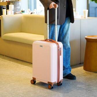 20 Inch High-End Carry-On Suitcase, Lightweight Trolley Luggage, Travel Bag For Business Trip, Weekend, Student Back To School, Outdoor Travel, 360-Degree Spinner Wheels, PC Material, Suitable For Men And Women Travel Suitcase Suitcases Suit Case Travel Luggage Carry On Suitcase Carry On Hand Luggage Suitcase Set Luggage Set Luggage Bag Bag For School School Accessories School Stuff