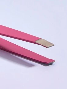 1 pezzo Pinzette professionali in acciaio inossidabile - Pinzette oblique per rimozione dei peli del viso per donne e uomini - Pinzette di precisione per peli incarniti, trucco, economiche, decorazione della stanza, vanità, viaggio, camera da letto, accessori per il trucco, pinzette, economiche, riempimento calze, trucco, strumenti per il trucco, roba economica, regali, regali per donne, regali di Natale