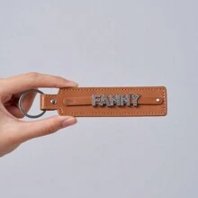Personalisierter Acryl Mehrfarbiger Buchstaben Schlüsselanhänger, bestes Weihnachtsgeschenk, Geburtstagsüberraschung für Familie und Freunde, Leder Schlüsselanhänger, Acryl Namenspersonalisierung, Herbst/Winter Feiertags Geschenk, Überraschung für Lieblingsmenschen