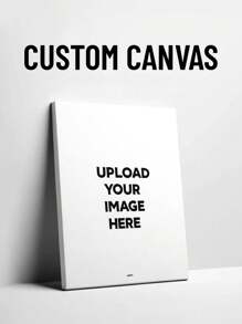 1pc Framed Photo Canvas Prints, Gift Idea, Custom Canvas Print, Perfect Gift For Friends & Family,Wall Art For Your Own Photo, Home Decor Gifts Birthday Graduation