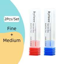 hytoos 3/32" Diamond Cuticle Drill Bits, Professional Nail Drill Bits For Cuticle Cleaning, Nail Preparation, Bi-Directional Rotation, Salon Manicure Supplies - Multicolor - View 10