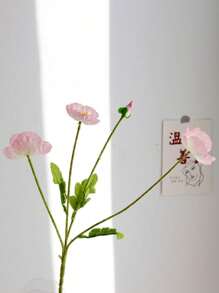 1pc Artificial Flowers Wedding Simulation Poppies Wedding Decoration Home Decoration Ornaments Silk Flowers Flowers Gifts Birthday Graduation
