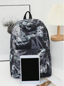 Ensemble de trois pièces incluant un sac à dos, une boîte à lunch et une trousse à crayons. Sac à dos ultra-léger et résistant aux salissures avec grande capacité. Adapté pour les voyages, le collège, le camping. Sac d'école, sac à dos, petit sac à dos, sac d'école, sac à dos, sac, sac à dos, cadeau pour garçon d'école