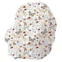 1pc Farmhouse Style Printed Multipurpose Baby Car Seat Cover, Stroller Cover, Nursing Cover, Basket Cover