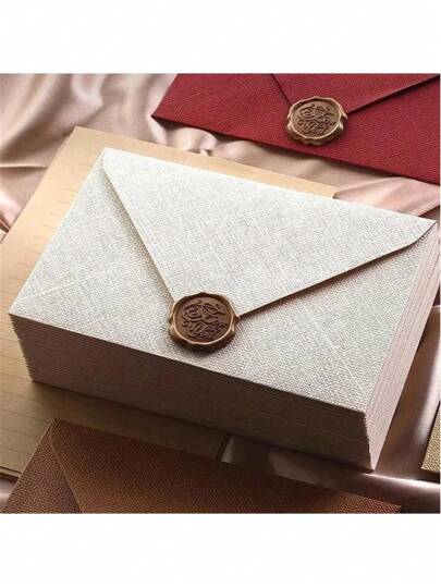 10 piezas Sobres de ventana blancos con letras, bolsas de embalaje para regalos DIY, fundas para invitaciones de boda, sobres para efectivo, papelería de regreso a clases