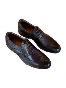 Men's Dress Shoes, Work Shoes, Non-Slip Shoes For Men, Estimated Delivery 1-3 Business Days (Peninsula) - 紫紅色 - 查看 1