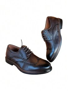Men's Dress Shoes, Work Shoes, Non-Slip Shoes For Men, Estimated Delivery 1-3 Business Days (Peninsula) - 紫紅色 - 查看 5