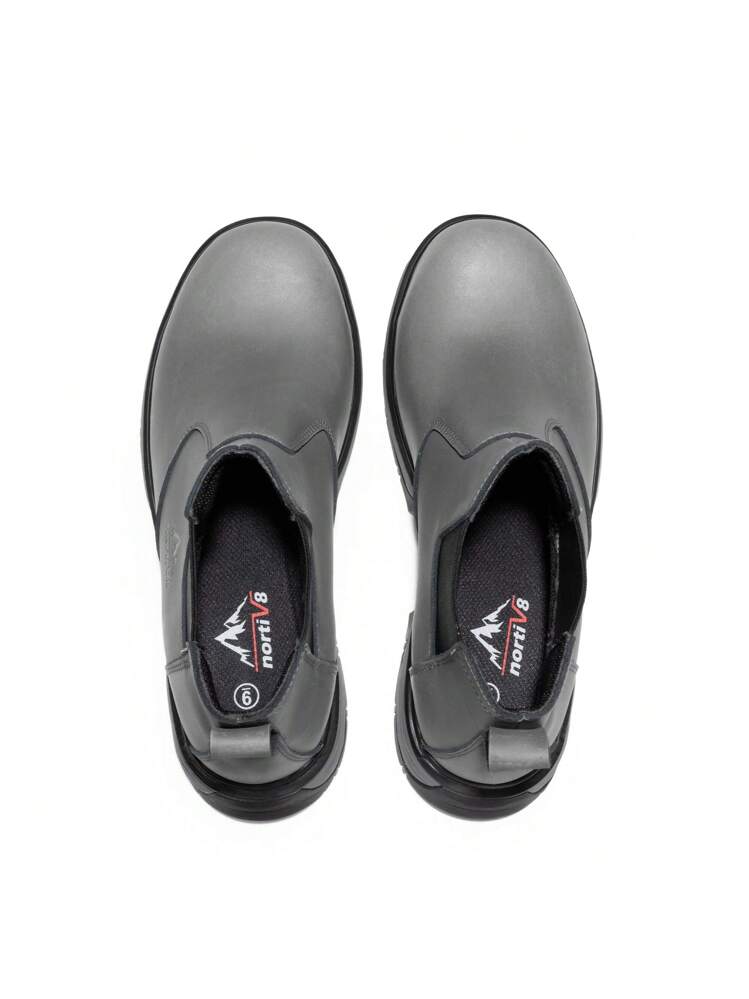 NORTIV 8 Slip On Work Boots For Men Steel Toe Waterproof Safety